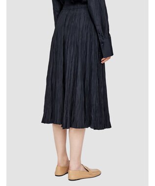 JOSEPH 【洗える】ハボタイ　ナチュラルプリーツスカート Navy