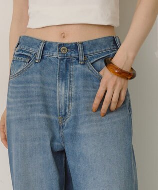 AMERICAN HOLIC 【接触冷感】ワイドデニム Light Indigo