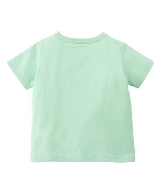 MIKI HOUSE HOT BISCUITS 【70-120cm】【Everyday Series】ワンポイント 半袖Tシャツ アイスグリーン