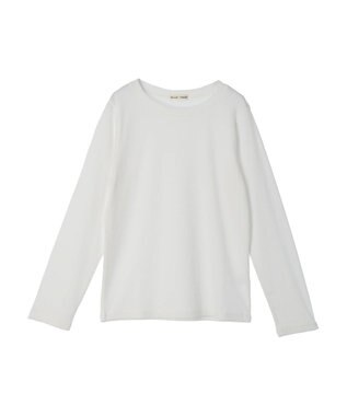 CRAFT STANDARD BOUTIQUE スパンテレコクルーネックＴｅｅＬ／Ｓ Off White