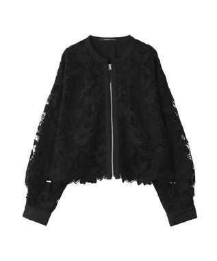YECCA VECCA レースブルゾン Black