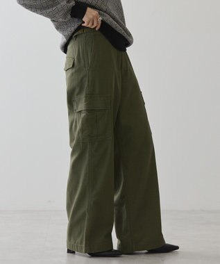 AMERICAN HOLIC 綿スラブカーゴパンツ Khaki