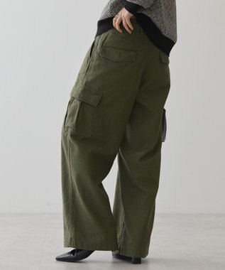 AMERICAN HOLIC 綿スラブカーゴパンツ Khaki