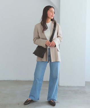 TOPKAPI 【Breath TOPKAPI】LINEA リネア レザーコンビ スワローマチ ショルダーバッグ ブラック