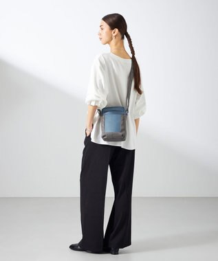 Y'SACCS ブロックモチーフポシェット ブルー【web限定カラー】