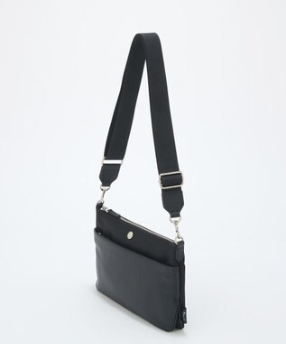 TOPKAPI 【Breath TOPKAPI】LINEA リネア レザーコンビ スワローマチ ショルダーバッグ ブラック