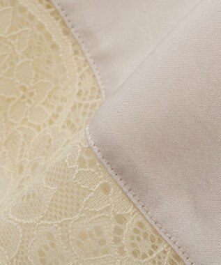 earth music&ecology サテンレーススカート Ecru