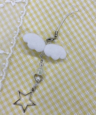 WEGO スターエンジェルキーホルダー ホワイト