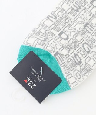 23区GOLF 【MEN】総ロゴ アンクルソックス ホワイト系5