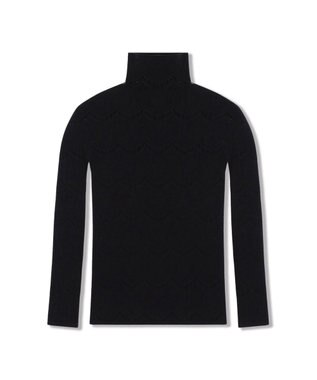 チャコット　ハイネックノーソーイング Chacott チャコット】レディースウェア ノーソーイングニット バック