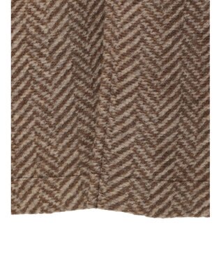 CRAFT STANDARD BOUTIQUE ウール混ガンパッチロングコート Brown