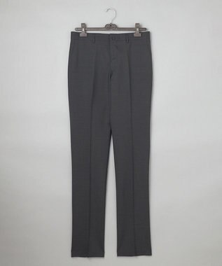 GOTAIRIKU ロングセラー【洗える/折り目加工/シワになりにくい/ウエストアジャスター】ウォッシャブル サマーウール100％パンツ_定番色(ノータック)25年モデル グレー系