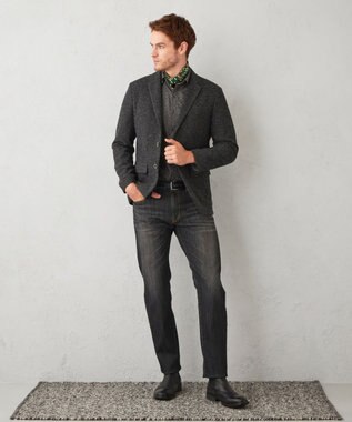 JOSEPH ABBOUD 【サスティナブル】オーガニックストレッチデニム グレー系