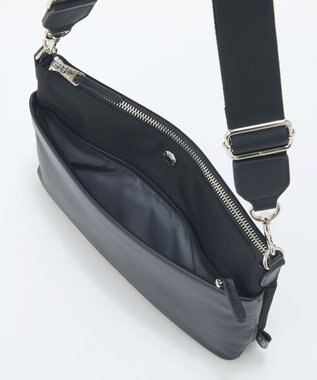 TOPKAPI 【Breath TOPKAPI】LINEA リネア レザーコンビ スワローマチ ショルダーバッグ ブラック