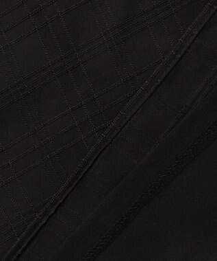 J.PRESS LADIES 【一枚で着映え・シーンレスに活躍】シアーチェック バンドカラー カットソー ブラックチェック系