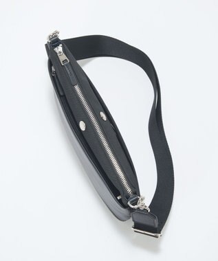 TOPKAPI 【Breath TOPKAPI】LINEA リネア レザーコンビ スワローマチ ショルダーバッグ ブラック