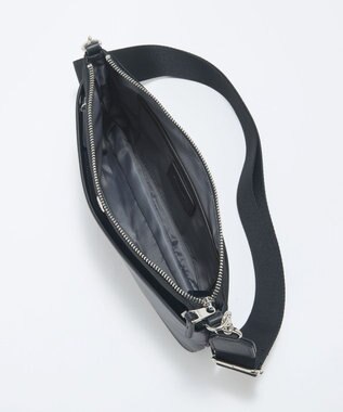 TOPKAPI 【Breath TOPKAPI】LINEA リネア レザーコンビ スワローマチ ショルダーバッグ ブラック