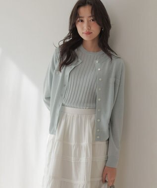 組曲 L 【先行予約】ライトラメニット アンサンブル シルバーブルー系