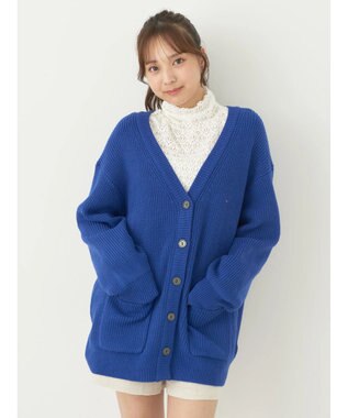 earth music&ecology 起毛レースハイネックインナー Ivory