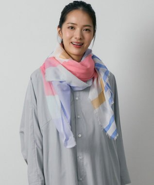 POLS 極細コットンストール ピンク