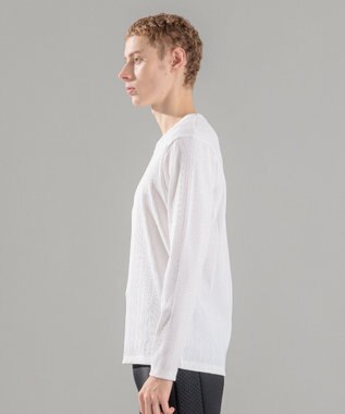 JOSEPH HOMME テックリブジャージー　Vネックカットソー ホワイト系