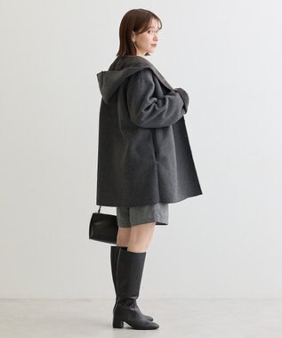 Green Parks フーディガウンコート Charcoal Gray