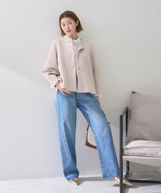 YECCA VECCA ダンボールニットジャケット Beige