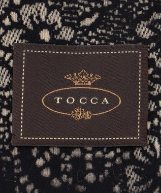 TOCCA JAQUARD LACE STOLE ストール ブラック系