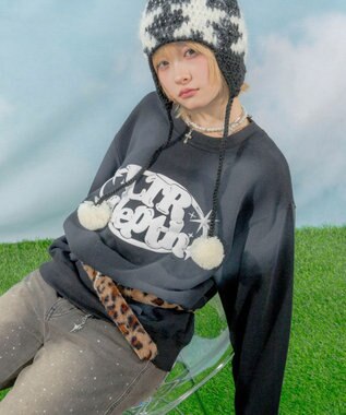 WEGO 【ユニセックス着用ITEM】サークルロゴプルオーバー ブラックその他