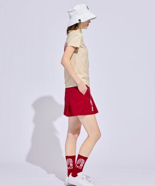 PW CIRCULUS 【WOMEN】エレファント ドットモックネック  ゴルフウェア レディース ベージュ系5