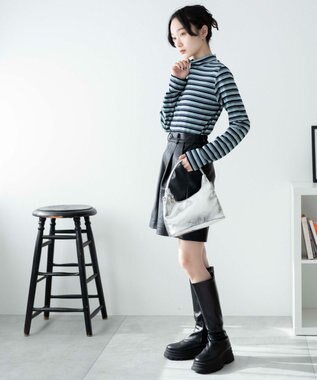 WEGO マルチボーダーロンT ネイビー