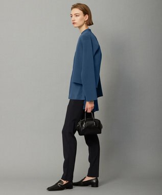 ICB 【洗える】リサイクルポリエステルハイゲージ カーディガン ダルブルー系