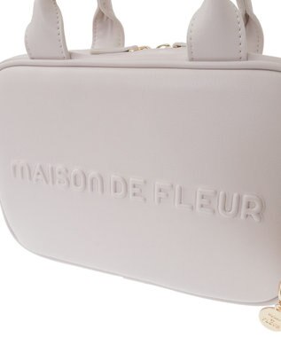 Maison de FLEUR ポーチ付き2Wayボストンバッグ Grayish Pink