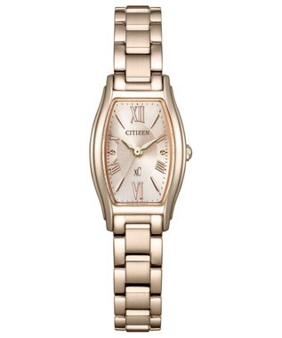 CITIZEN 【電池交換不要】サクラカラーのトノー型ウオッチ サクラ色