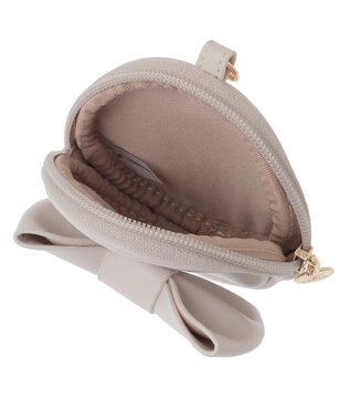 Maison de FLEUR ポーチ付き2Wayボストンバッグ Grayish Pink