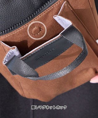 ROOTOTE 3668【ルーポケットが主役!】LT.ベビールー.フロントオープン-A 03：カカオブラウン