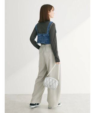 Green Parks デニムビスチェ Light Indigo