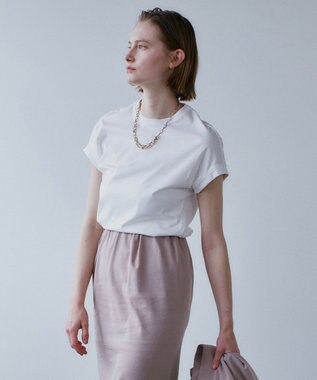 BEIGE， BORNA / コットンスムースTシャツ