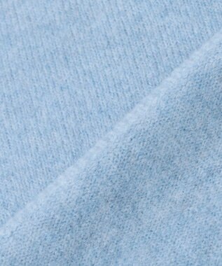 UNFILO ふわふわ ボトルネックニット サックス