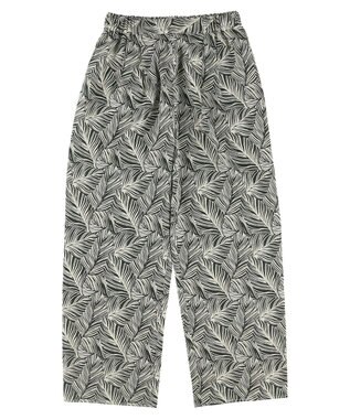 Green Parks アート柄イージーパンツ Charcoal Gray