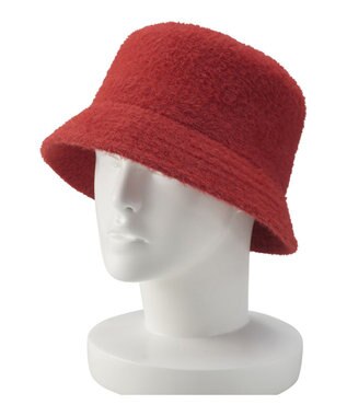 MOONBAT 【洗える】estaa アンゴラ風バケットハット