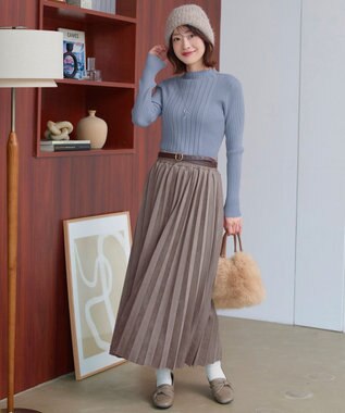 Tiaclasse 【安田美沙子さん着用・ウール混】ニット帽 グレージュ