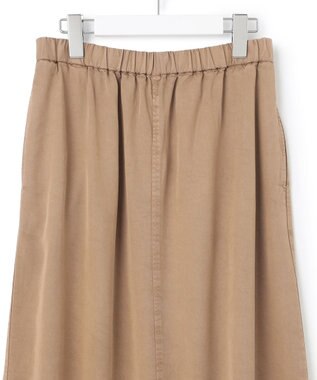 23区 L 【SLOW/一部店舗限定】ガーメントツイル セミフレア スカート ベージュ系