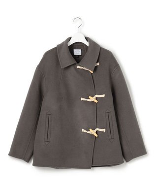 J.PRESS YORK STREET 【WOMEN】ショート ダッフルコート グレー系