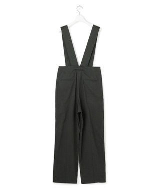 ICB L 【先行予約・WEB限定・2WAY】ナチュラルストレッチタフタ オールインワン チャコール