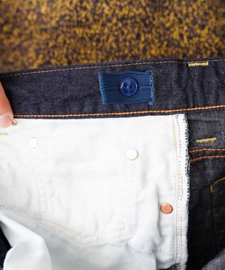 caqu FS linen ankle boy`s アンクル丈 ゆったりボーイフィットリネンデニム rinse