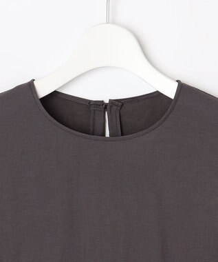 自由区 S 【セットアップ対応・接触冷感・UVケア・洗える】エアリーツイルノースリーブ ブラウス バーント