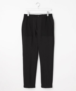 23区GOLF 【MEN】トリコットボンディングテーパードパンツ ブラック系