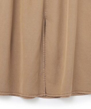 23区 L 【SLOW/一部店舗限定】ガーメントツイル セミフレア スカート ベージュ系