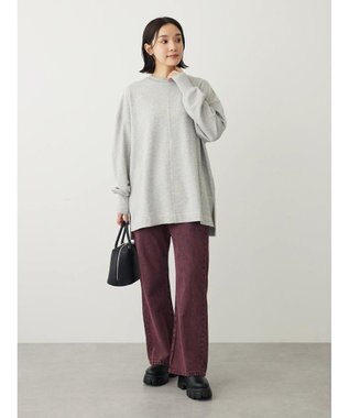 Green Parks ＢＰセンターシームミニ裏毛プルオーバー Gray Mixture